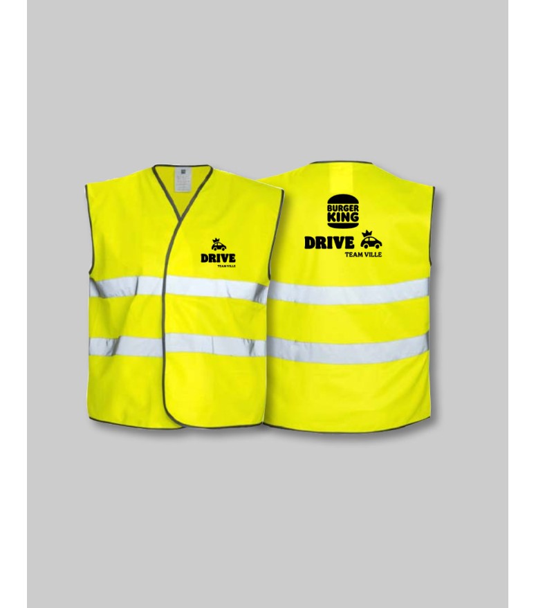 Gilet de sécurité jaune