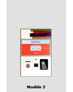 PLV Dos Panneau PVC pour borne intérieure