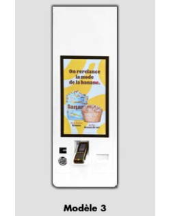 PLV Dos Panneau PVC pour borne intérieure